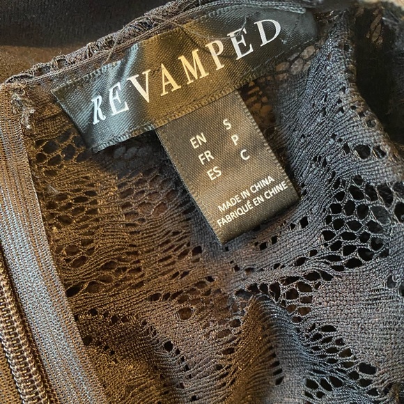 Revamped Black Lace Bodice Jumpsuit - Picture 7 of 7